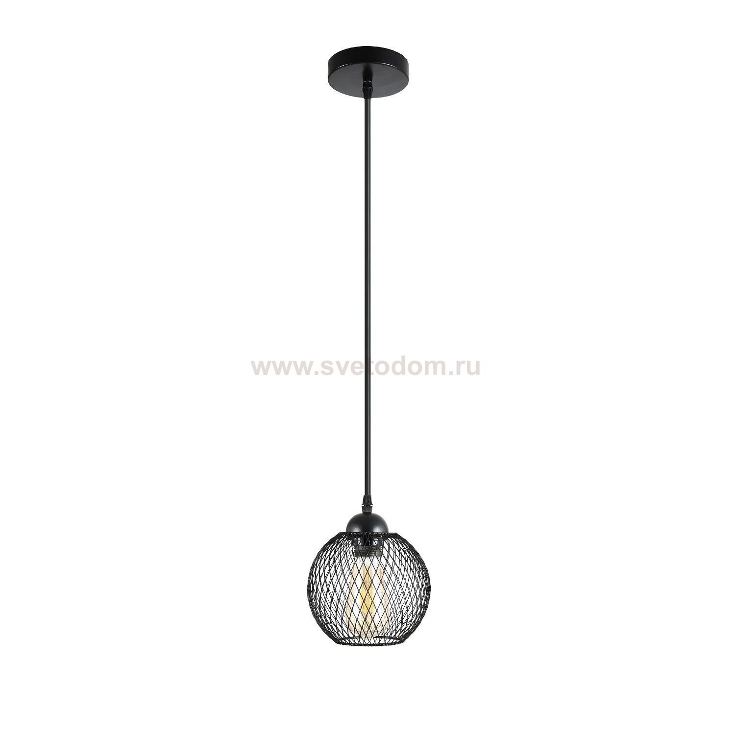 Подвесной светильник 10266/1BK BK ЭкономСвет