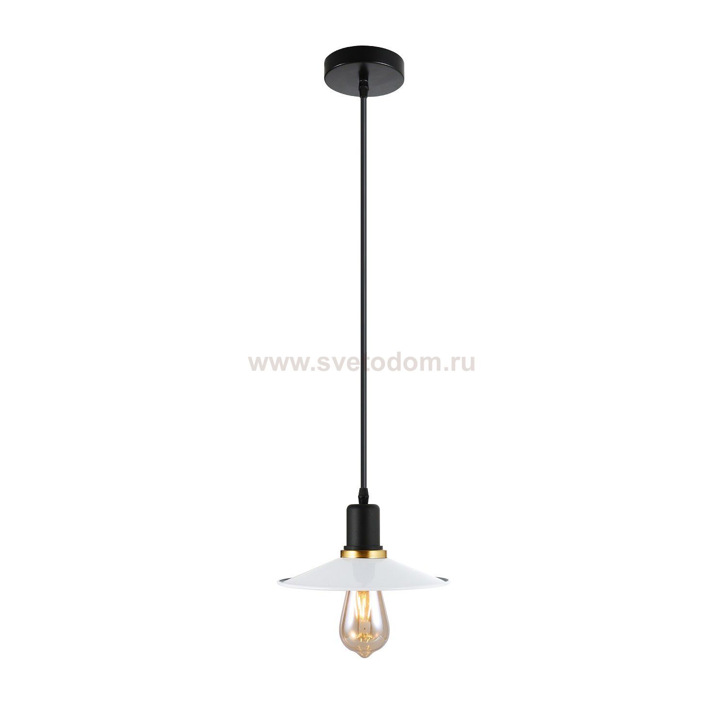 Подвесной светильник 10273/1BK WT+GD ЭкономСвет