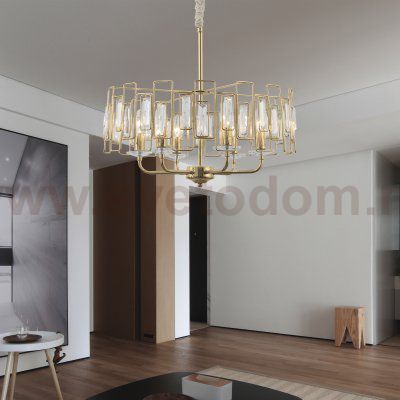 Люстра Rivoli Waltraud 1028-206 6 х Е14 40 Вт хрусталь классика