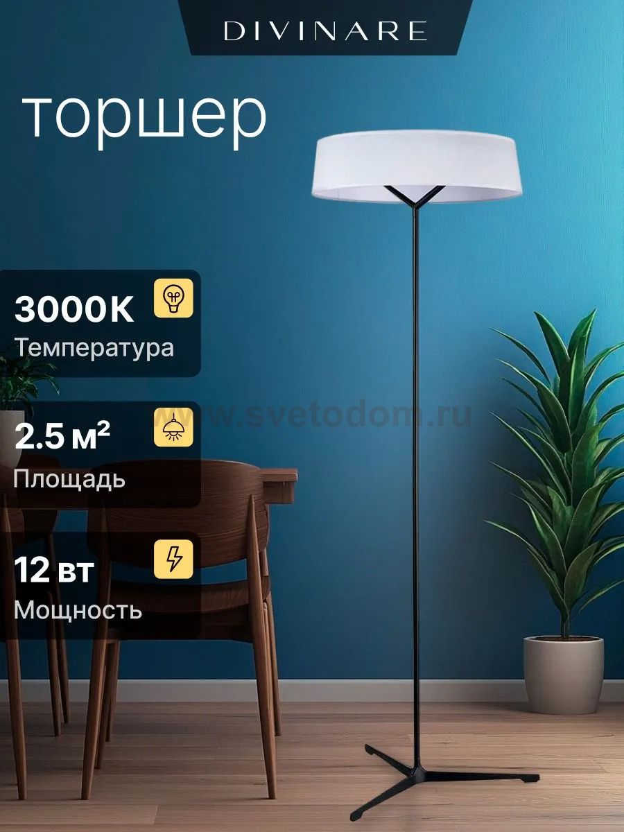 Торшер Divinare ALMA 1029/06 PN-11