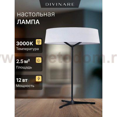 Декоративная настольная лампа Divinare ALMA 1029/06 TL-11