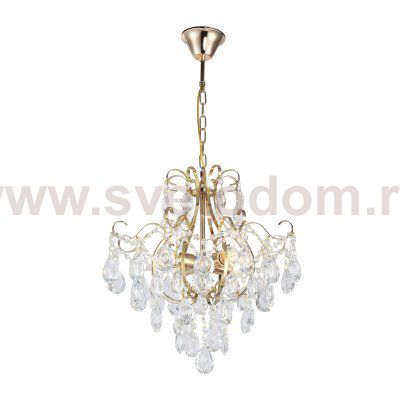 Люстра Rivoli Thea 1031-304 4 x E27 60 Вт хрусталь классика