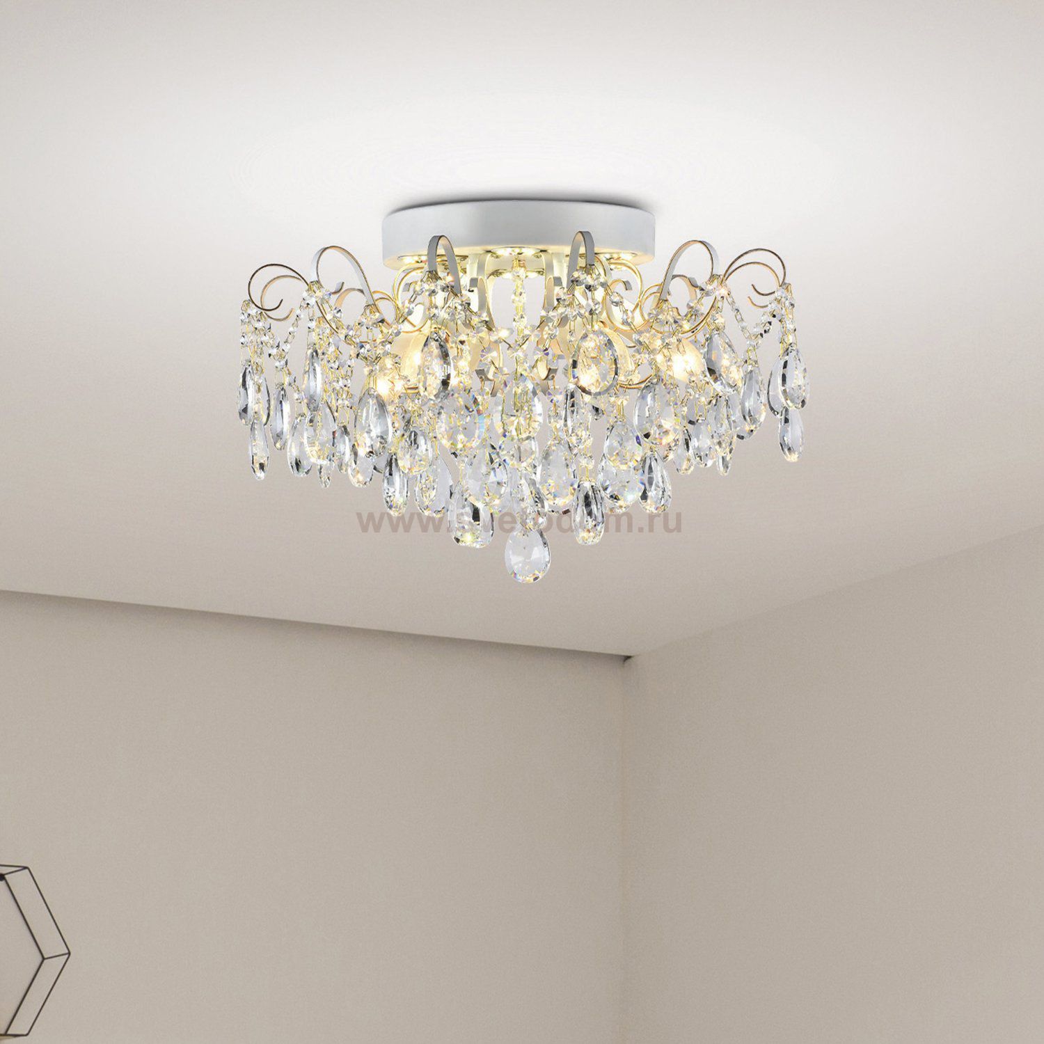 Люстра Rivoli Silke 1034-306 6 x E14 40 Вт хрусталь классика