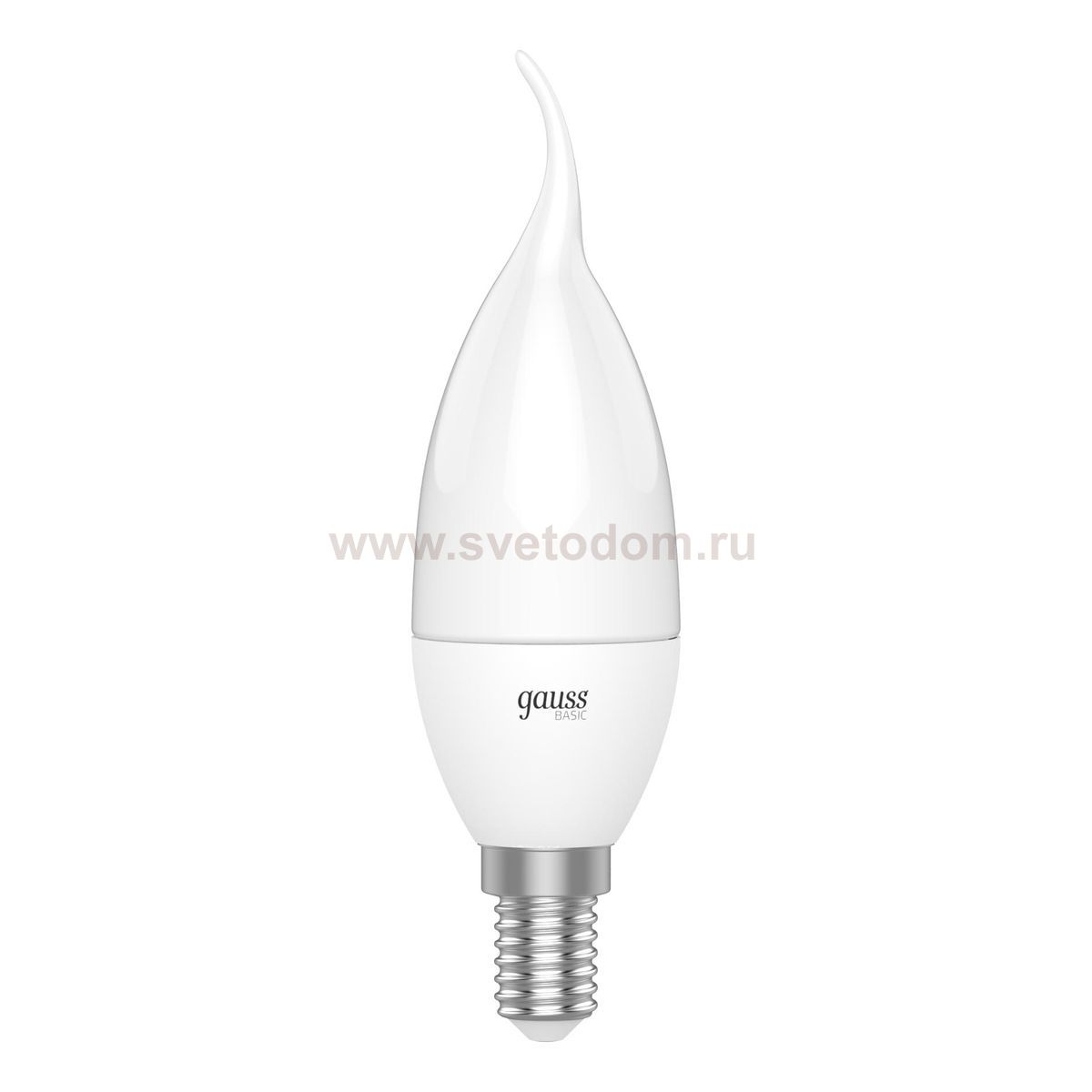 Лампа Gauss Basic Свеча на ветру 5,5W 420lm 4100K E14 LED (1034126)