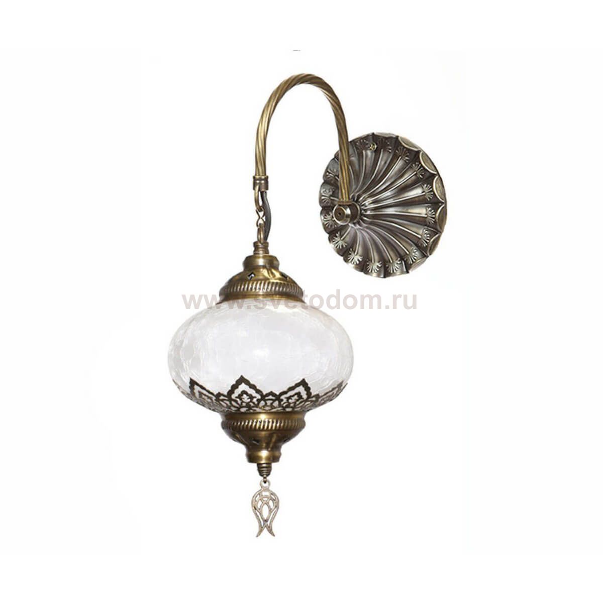 Светильник бра ОСМАН белое w27*15 h39 E14 1*40w Kink light 103802