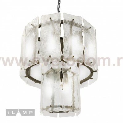 Подвесная люстра iLamp Sunny 10440-6+3P Черная