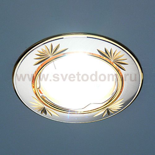 Точечный светильник Elektrostandard 104A SS/GD сатинированное серебро / золот