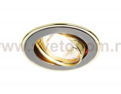 Светильник точечный Ambrella 104A GU/G черный/золото MR16 ORGANIC SPOT