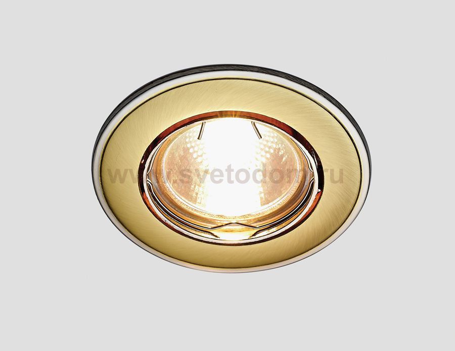 Светильник точечный Ambrella 104A SG/N сатин золото/никель MR16 ORGANIC SPOT