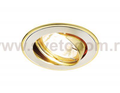 Светильник точечный Ambrella 104A SS/G сатин серебро/золото MR16 ORGANIC SPOT