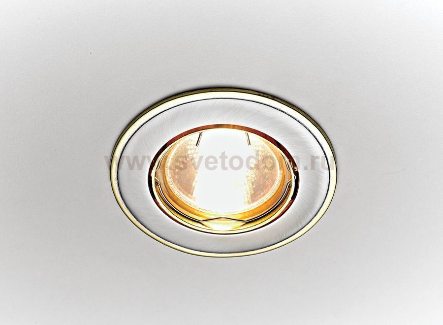 Светильник точечный Ambrella 104A SS/G сатин серебро/золото MR16 ORGANIC SPOT