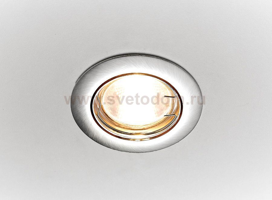 Светильник точечный Ambrella 104S SS сатин серебро MR16 ORGANIC SPOT