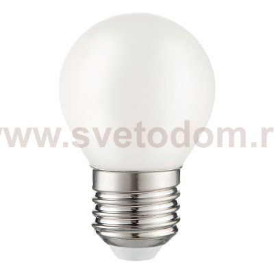 Лампа Gauss Filament Шар 9W 590lm 3000К Е27 milky LED (105202109)