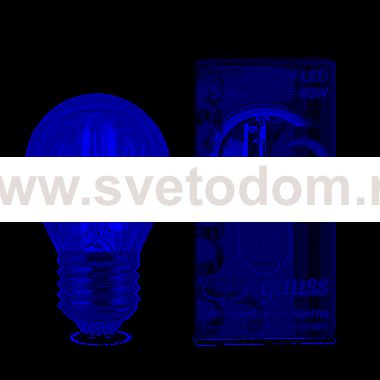 Лампа Gauss LED Filament Шар dimmable E27 5W 450lm 4100K 1/10/50