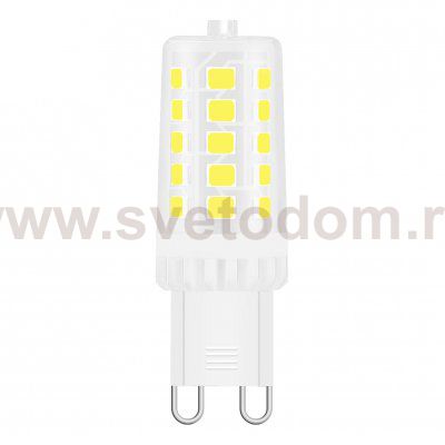 Лампа Gauss G9 AC185-265V 3,5W 460lm 3000K керамика LED (107009105)