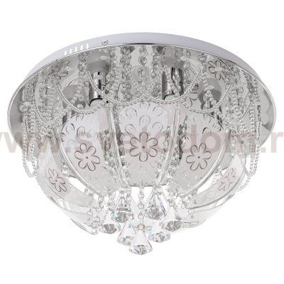 Люстра круглая Экономсвет 10705/6CR RC WTLED