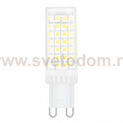 Лампа Gauss G9 AC185-265V 6,5W 770lm 3000K керамика LED (107309106)