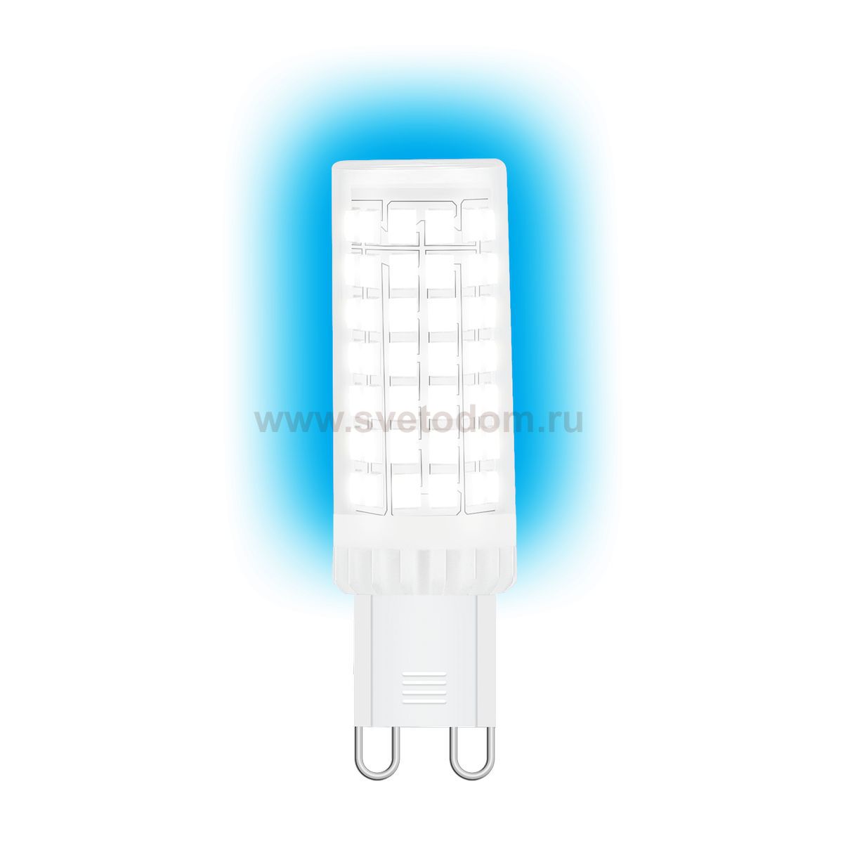Лампа Gauss G9 AC185-265V 5,5W 580lm 6500K керамика диммируемая LED (107309355-D)