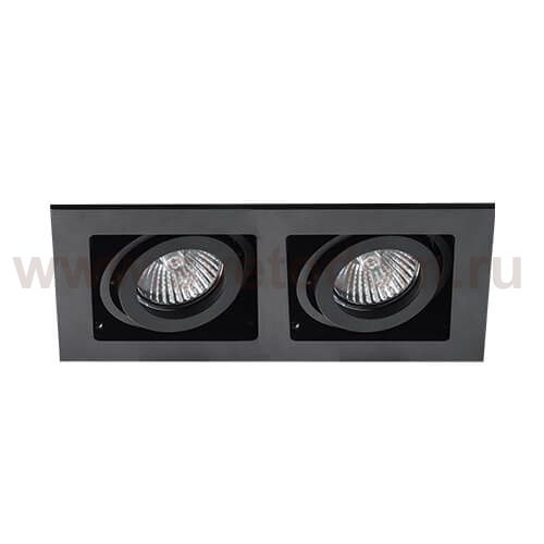 107421 black светильник встраиваемый Italline