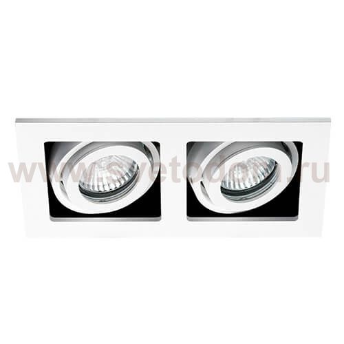 107421 white светильник встраиваемый Italline