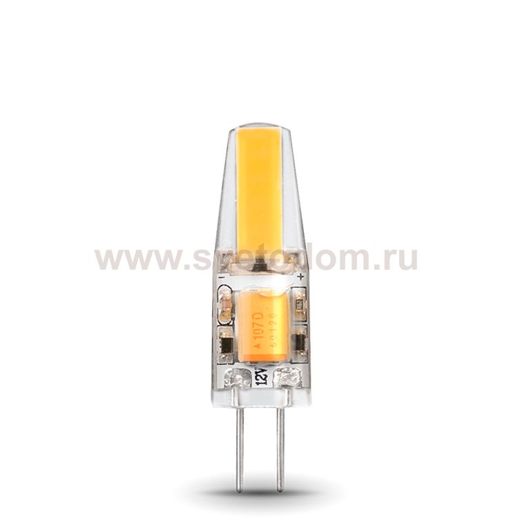 Лампа Gauss LED G4 AC220-240V 2W 190lm 2700K силикон (107707102)