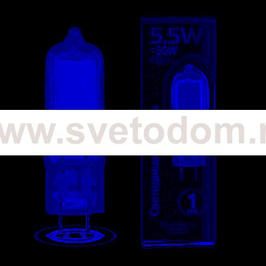Лампа Gauss LED G4 AC220-240V 5.5W 480lm3000K Glass (107807105)