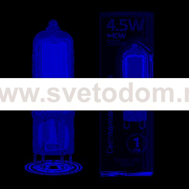 Лампа Gauss LED G9 AC220-240V 4.5W 380lm3000K Glass (107809104)