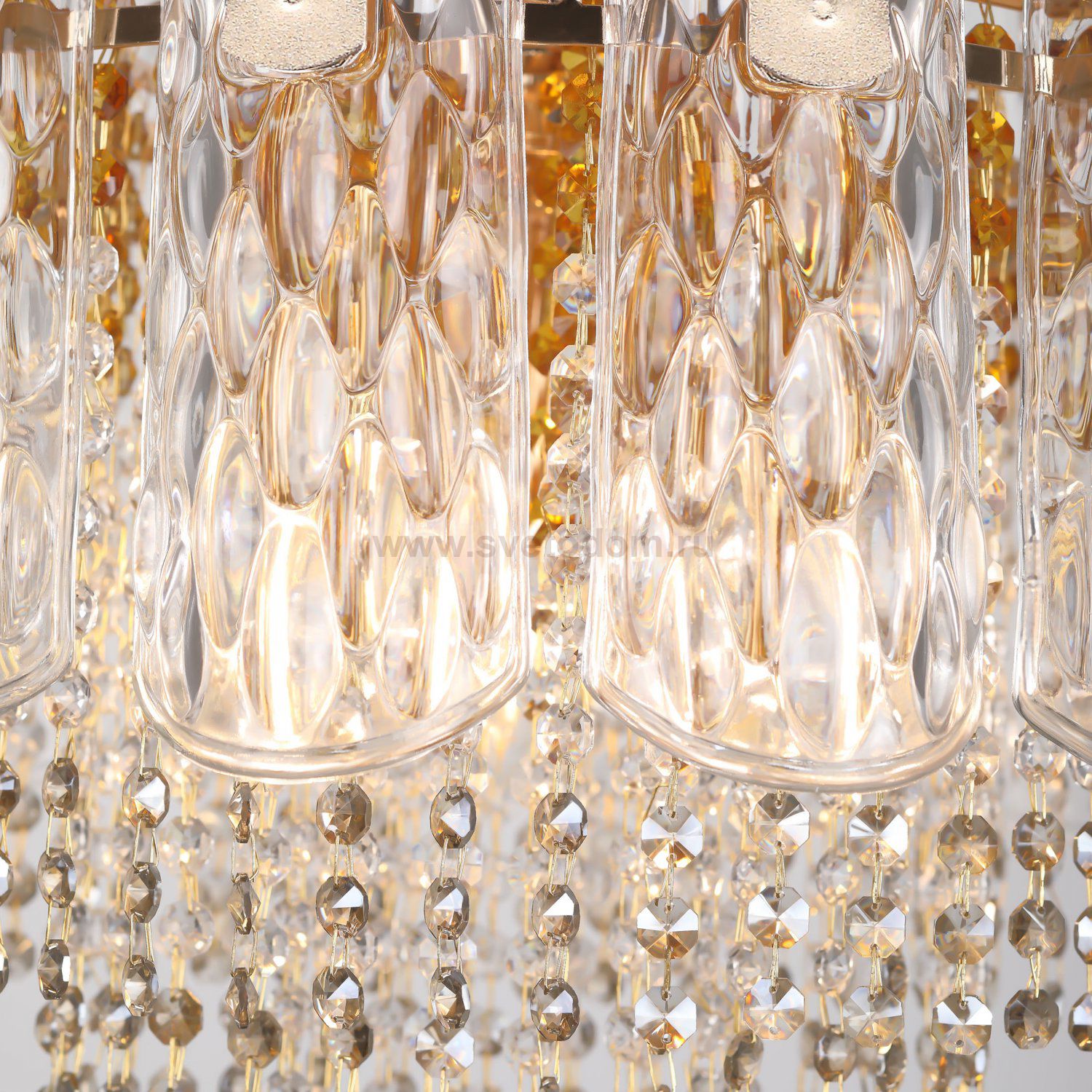 Люстра Rivoli Margrit 1079-205 5 х Е14 40 Вт хрусталь классика