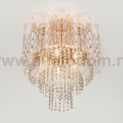 Люстра Rivoli Margrit 1079-205 5 х Е14 40 Вт хрусталь классика