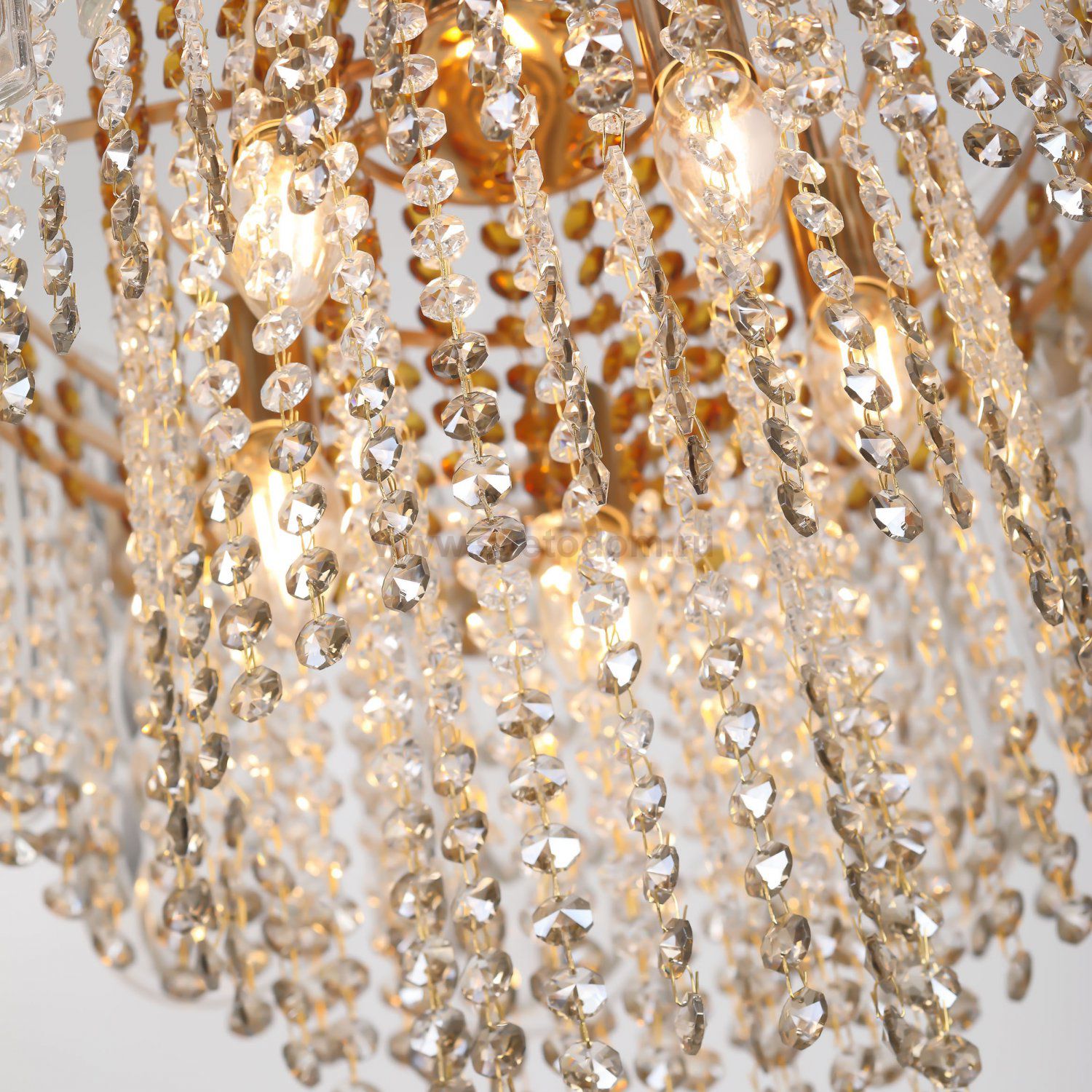 Люстра Rivoli Margrit 1079-205 5 х Е14 40 Вт хрусталь классика