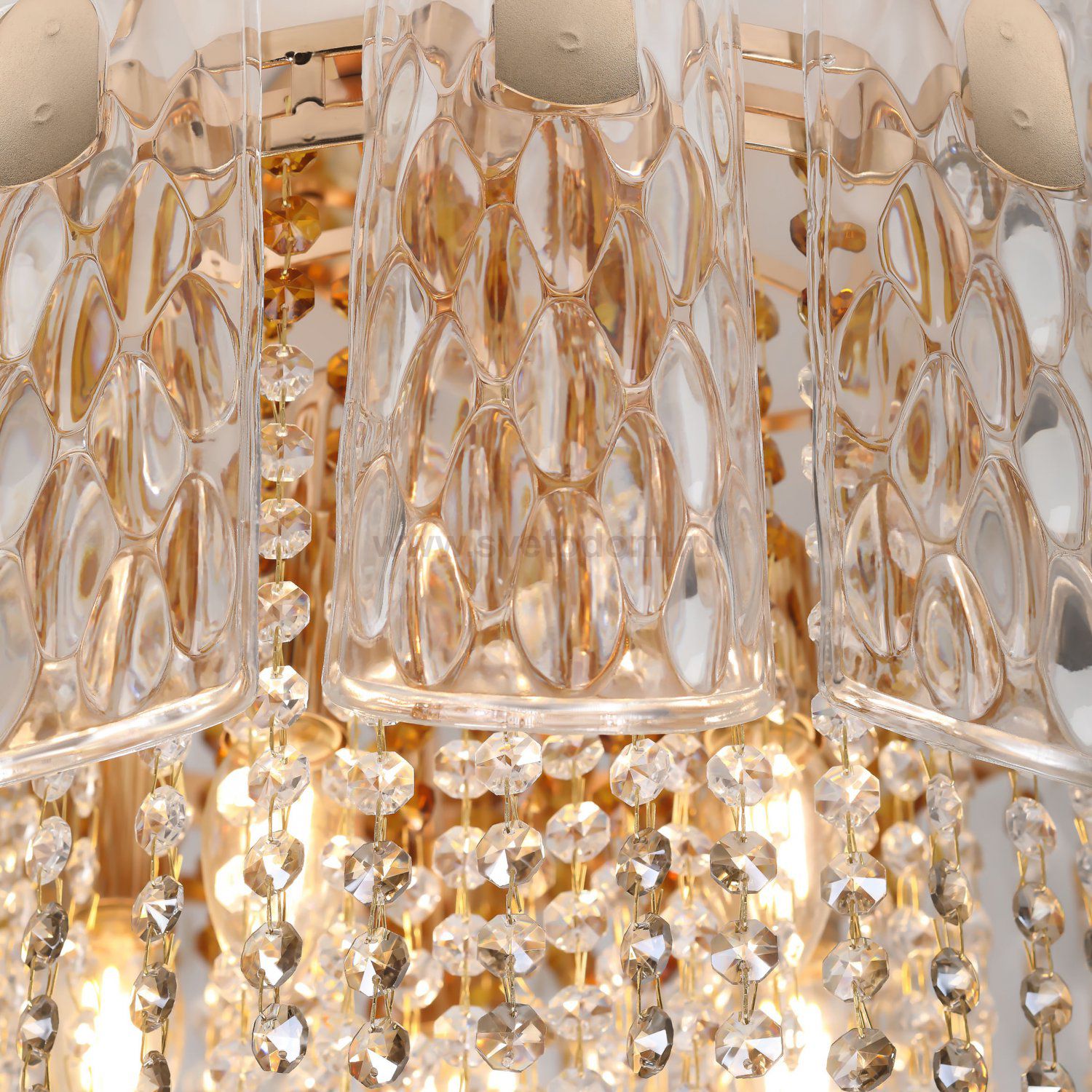 Люстра Rivoli Margrit 1079-205 5 х Е14 40 Вт хрусталь классика