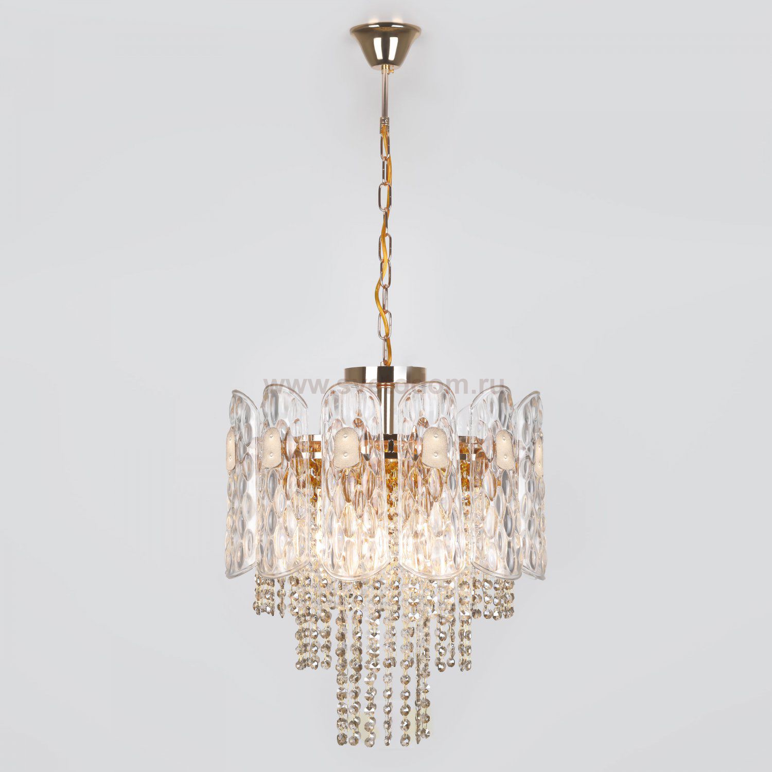 Люстра Rivoli Margrit 1079-205 5 х Е14 40 Вт хрусталь классика
