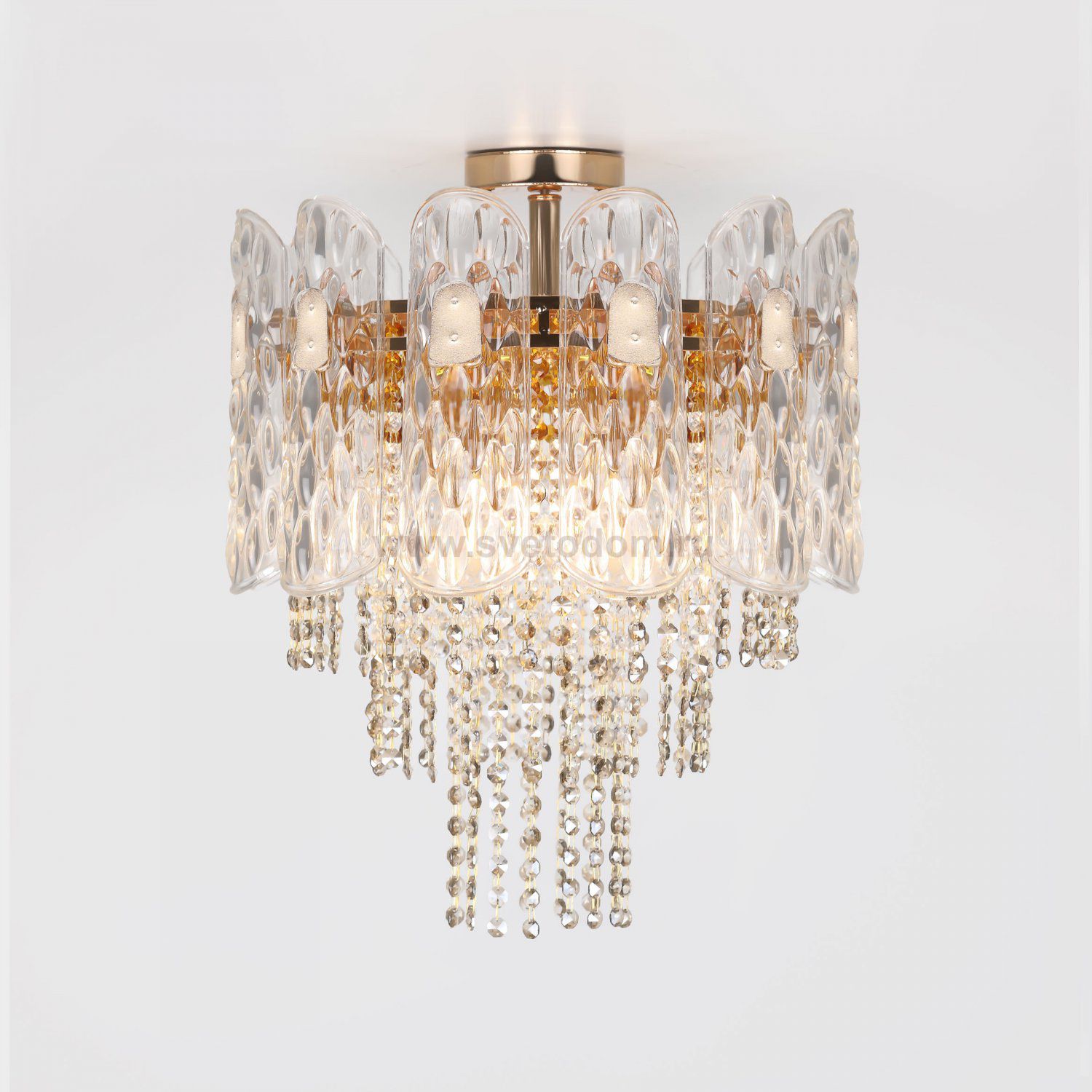 Люстра Rivoli Margrit 1079-205 5 х Е14 40 Вт хрусталь классика