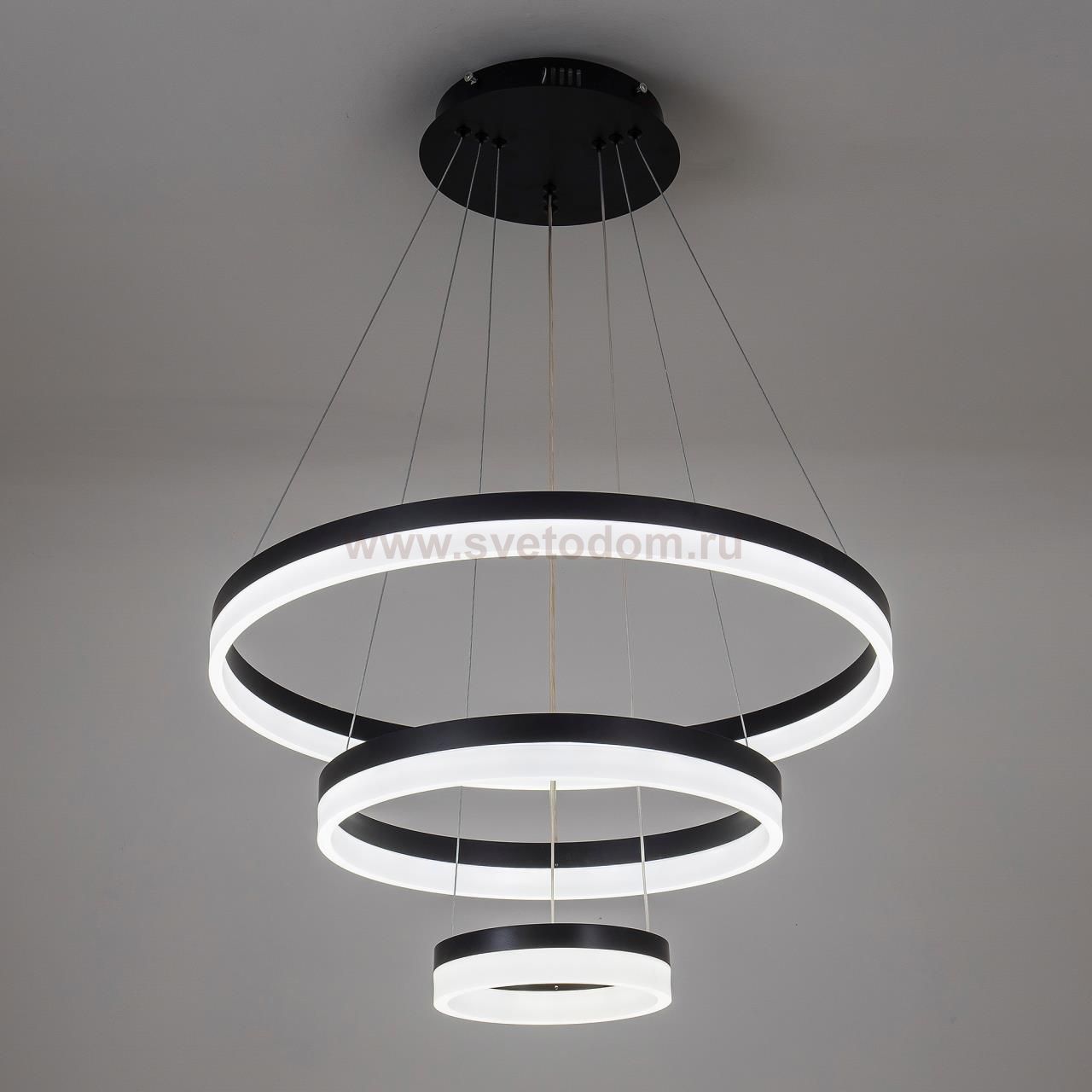 Подвесной светильник LED4U L10823-60-40-20 BK