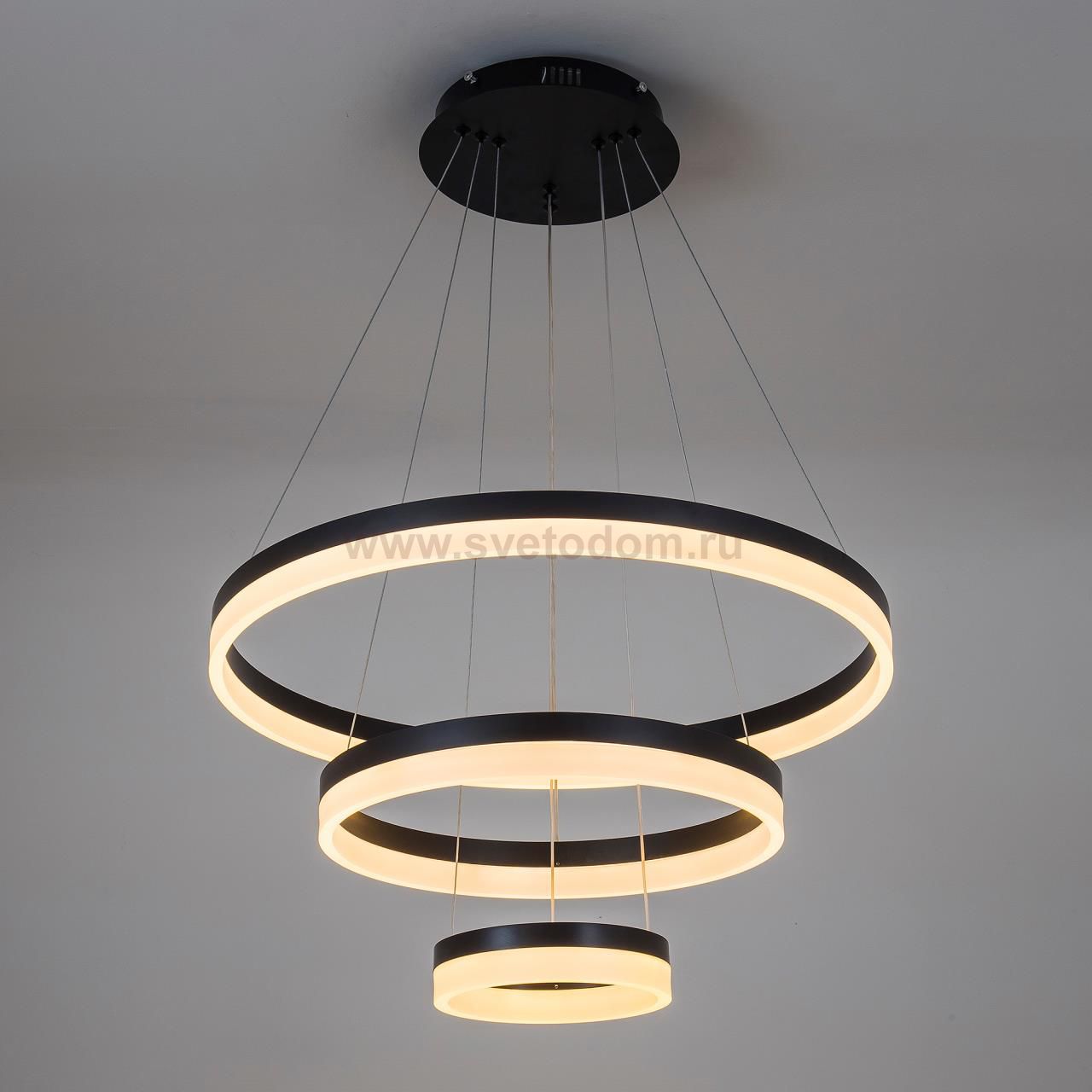 Подвесной светильник LED4U L10823-60-40-20 BK