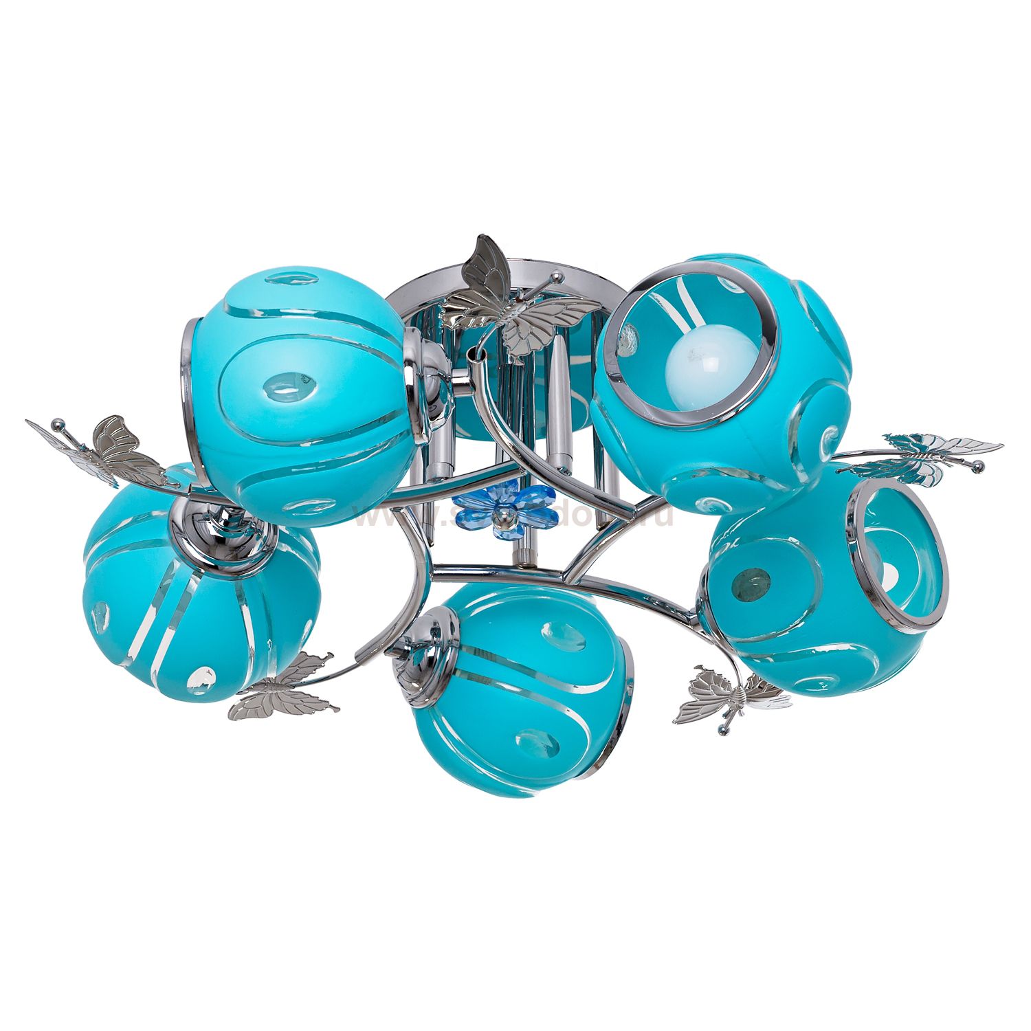 Светильник ЭкономСвет 10823/5CR BL