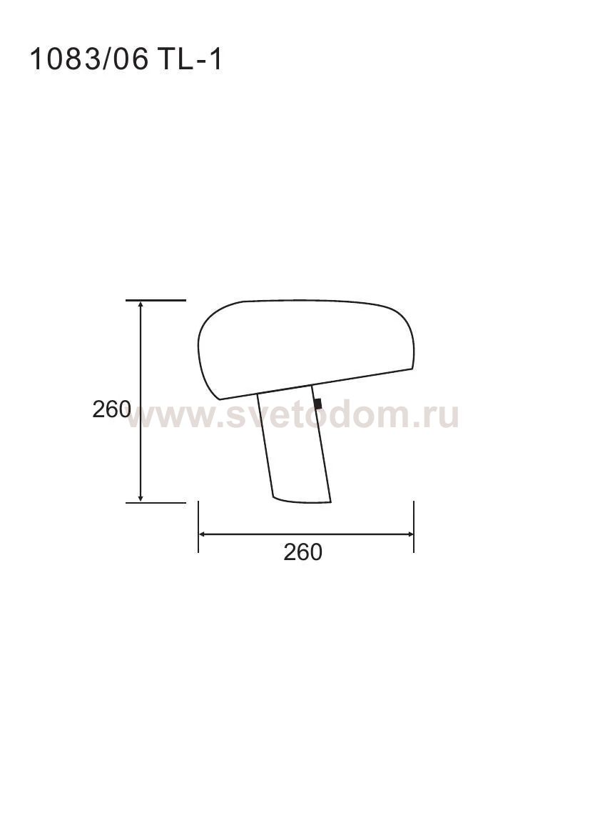 Декоративная настольная лампа Divinare DENTON 1083/06 TL-1