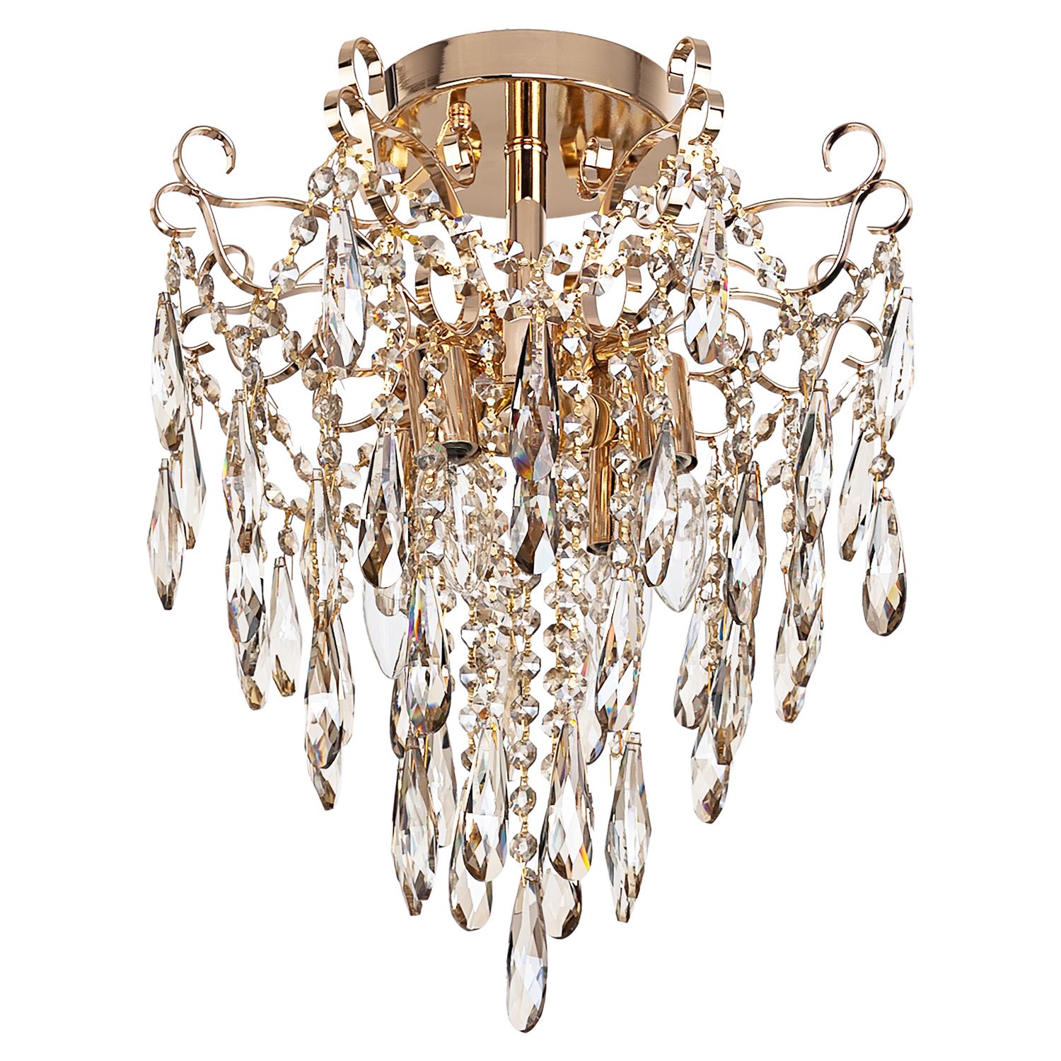 Люстра с хрусталем Экономсвет 108/4FGD+CHM