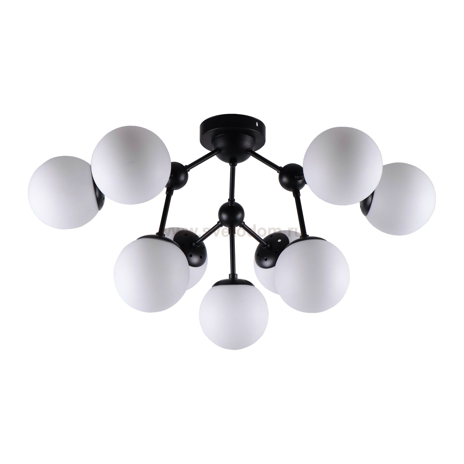 Люстра потолочная 10894/9BK WT Экономсвет