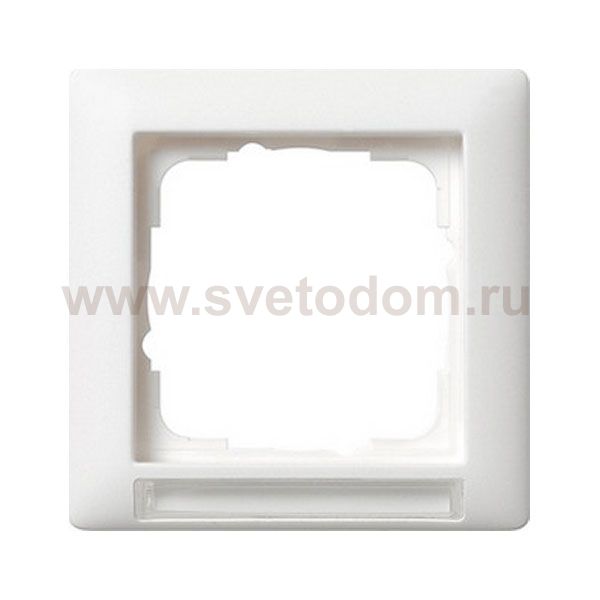 Gira EV Бел Рамка 1-ая с полем для надписи (G109127)