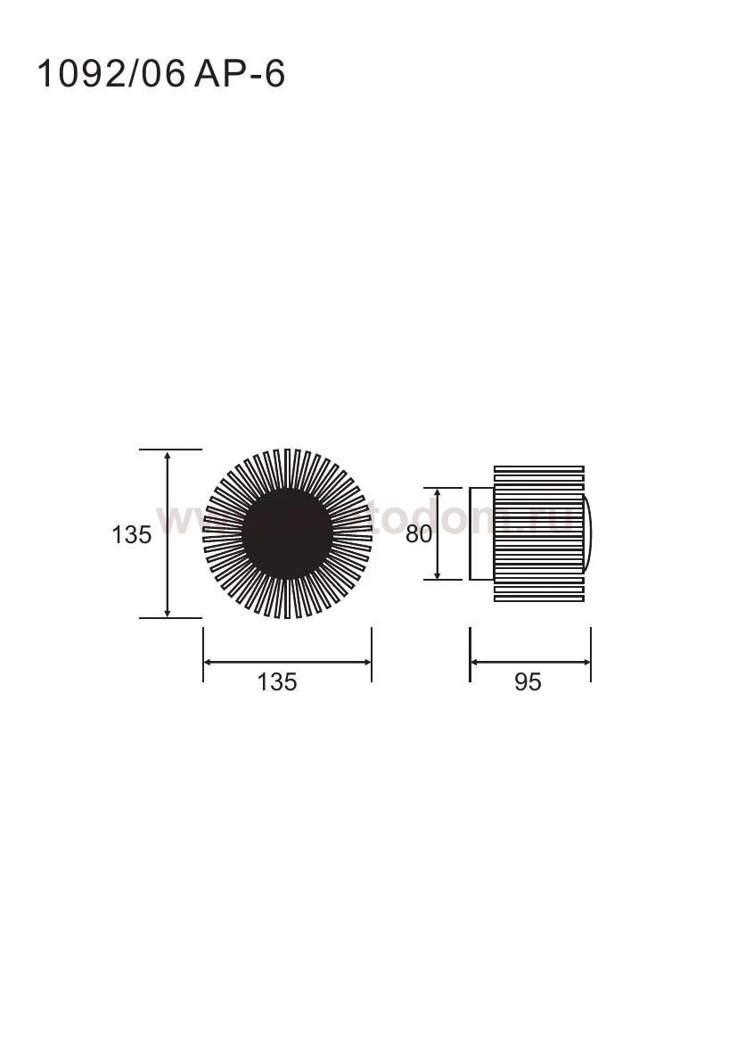 Декоративная подсветка Divinare AURORA 1092/06 AP-6