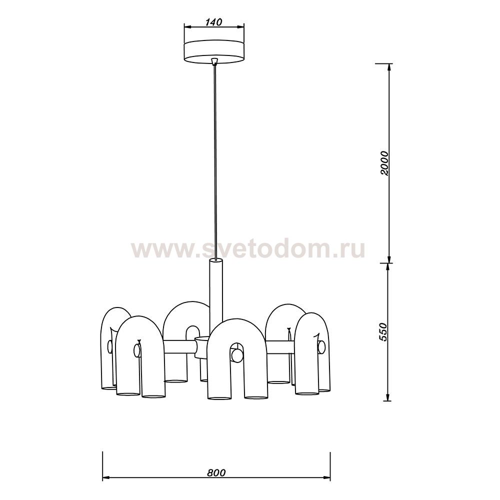 Подвесная люстра Divinare TWINS 1092/34 PL-30