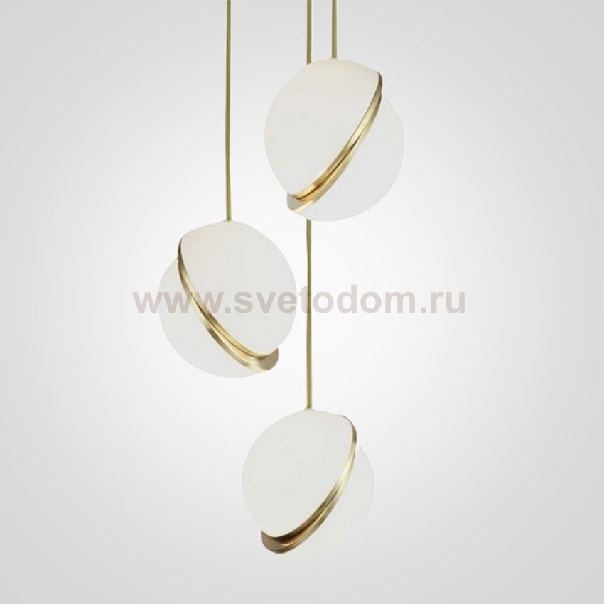 Подвесной светильник ImperiumLoft Crescent 3 9182S/3S white ImperiumLoft 109514-30