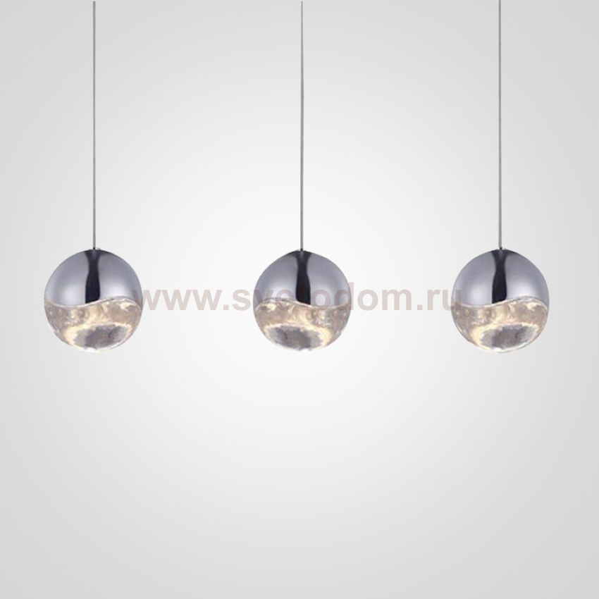 Подвесной светильник ImperiumLoft Globo 3 nickel SD3301-3 nickel ImperiumLoft 109522-30