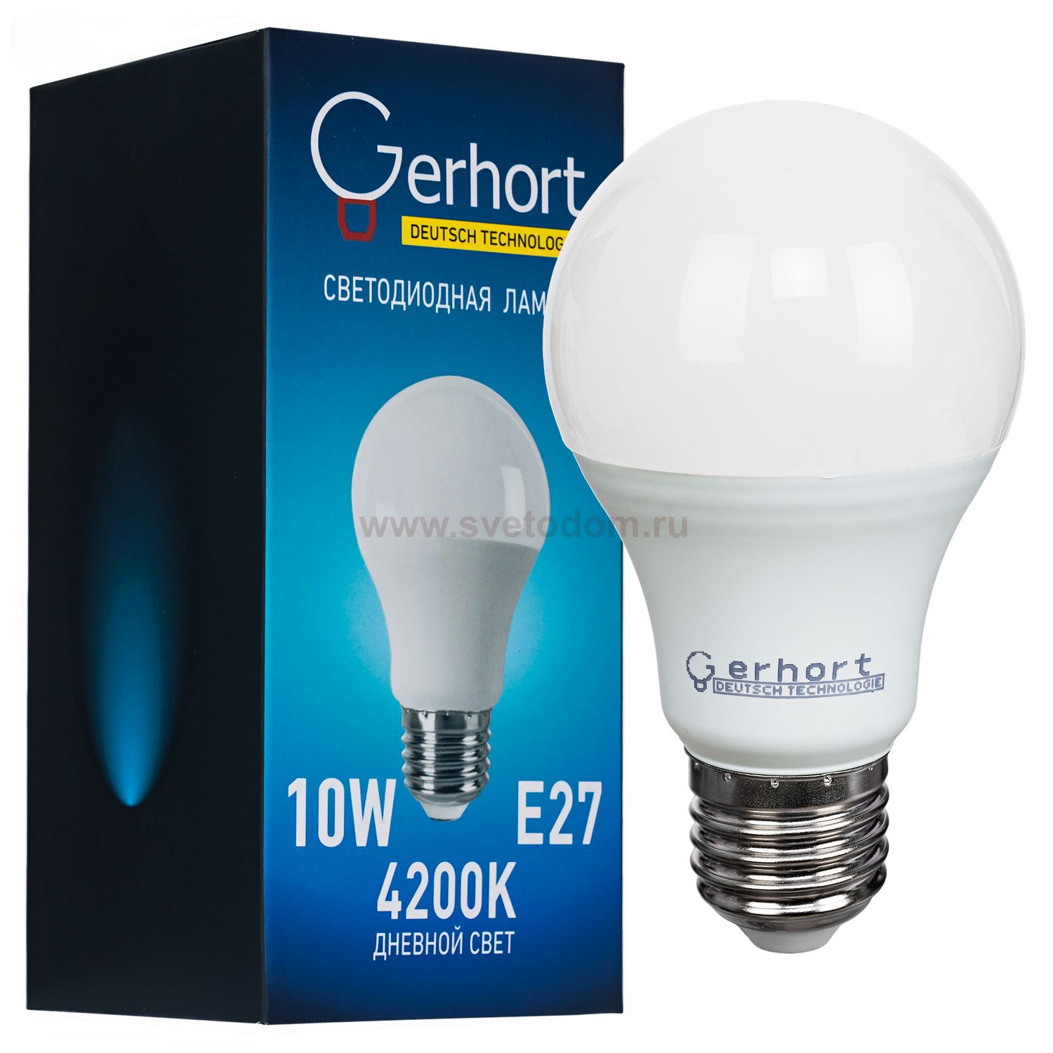 Экономсвет 10W GERHORT A60 LED 4200K E27