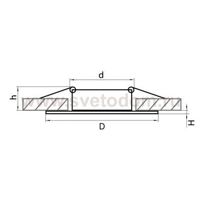 Светильник встраиваемый Lightstar 11004 Banale