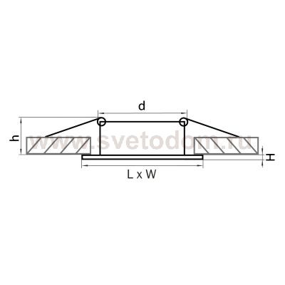 Светильник встраиваемый Lightstar 11039 Lega 16