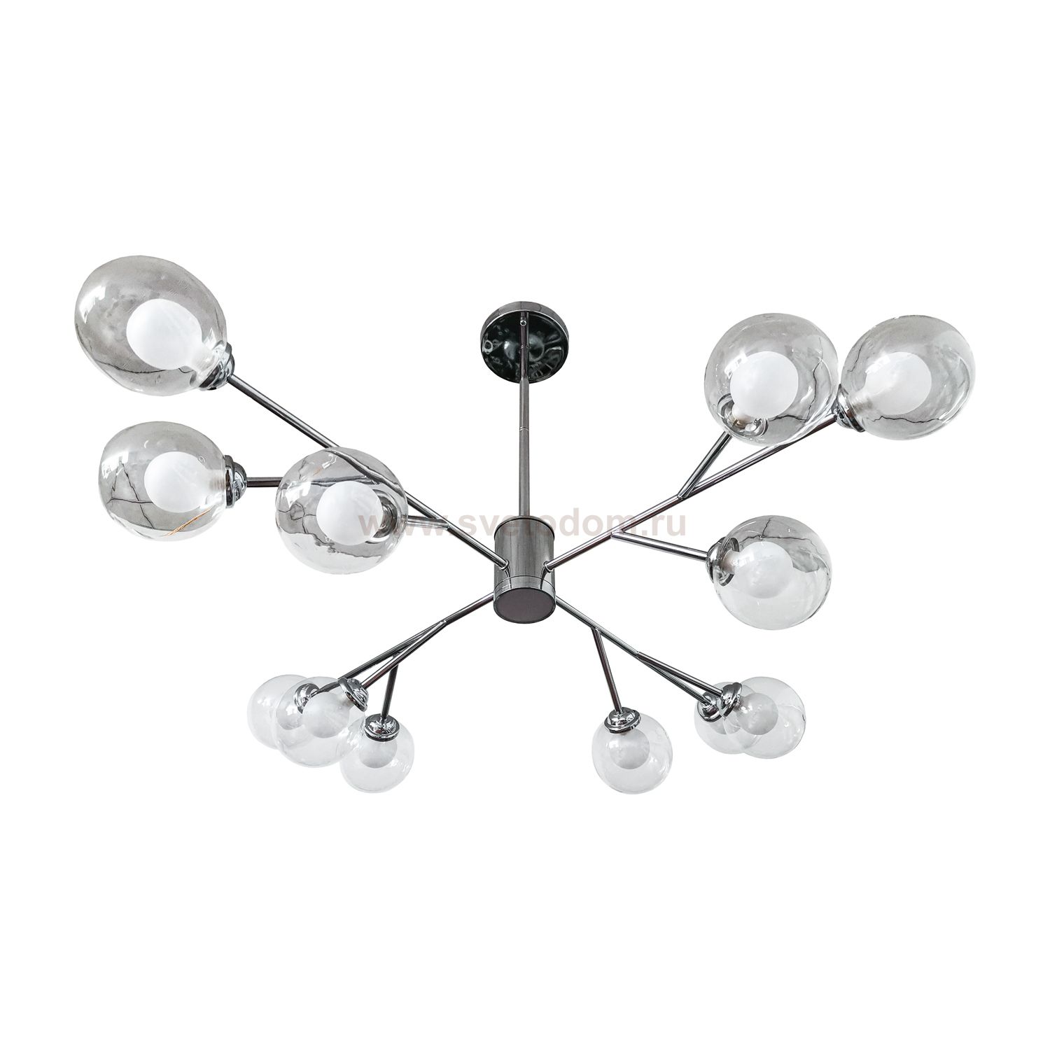 Люстра современная Экономсвет 11036/12CR CL