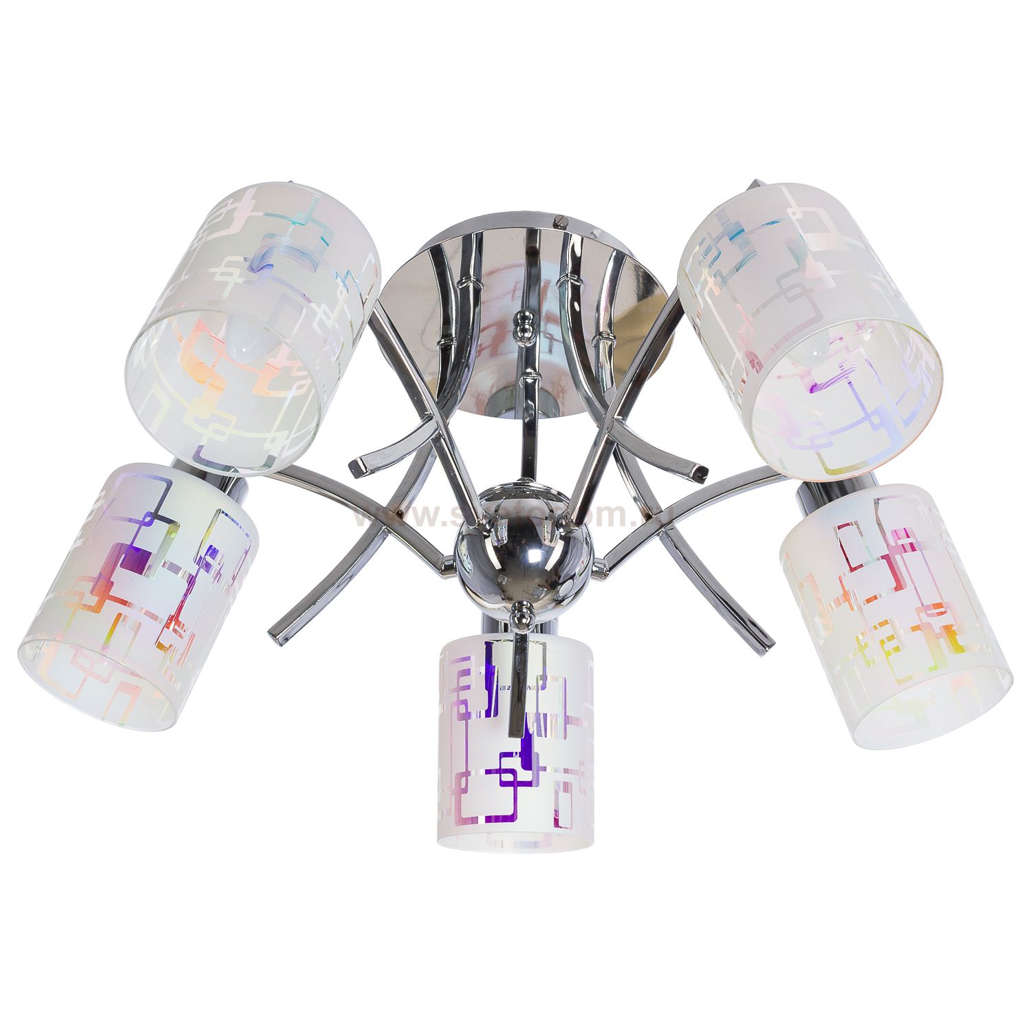 Потолочный светильник 11073/5CR WT Экономсвет