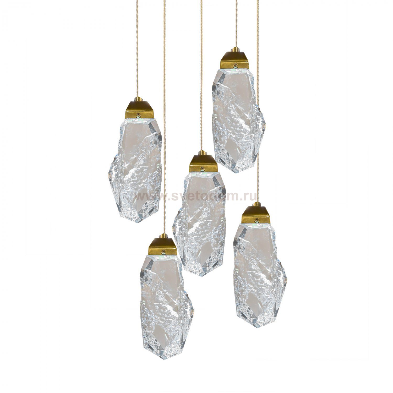 Подвесной светильник 111-5P gold